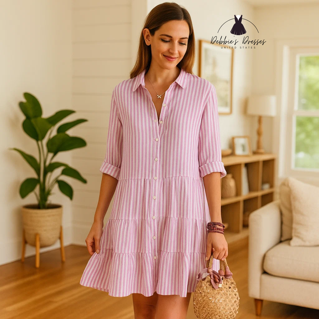 Nadie - Striped Breezy Dress