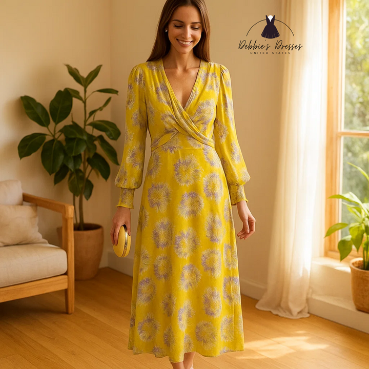 Alondra - Vibrant Wrap Dress