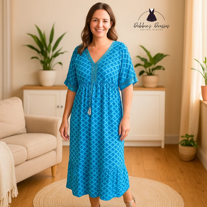 Jelly - Embellished V-Neck Dress