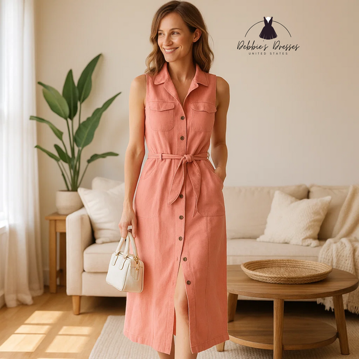 Carolyn - Stylish Denim Dress