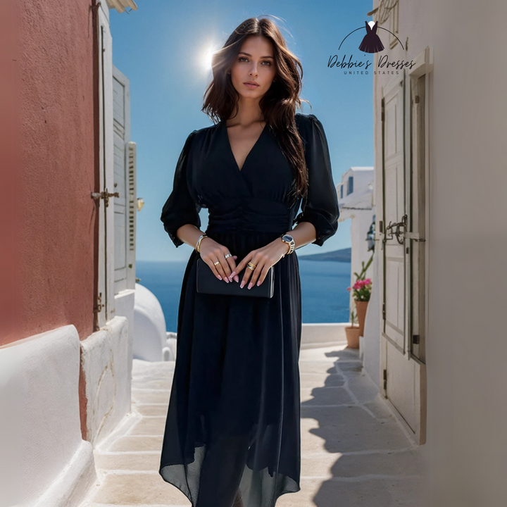 Natasha - Classy Chiffon Dress